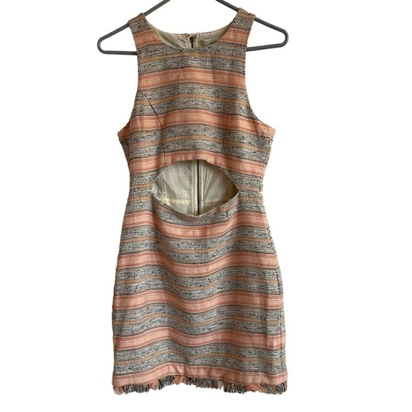 Lovers + Friends Crossroads Bodycon in Multi Stripe, Size S - Picture 4 of 12